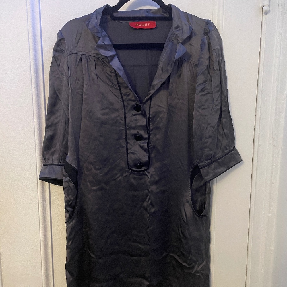 Button up shirt dress